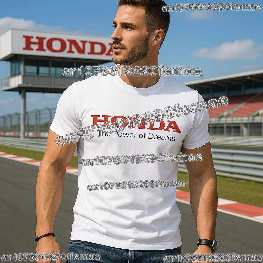 

Unisex Honda Motorcycle T-shirt for Men Cotton Graphic Print Sublime Hippie Inspired Casual Streetwear Hip Hop Fashion