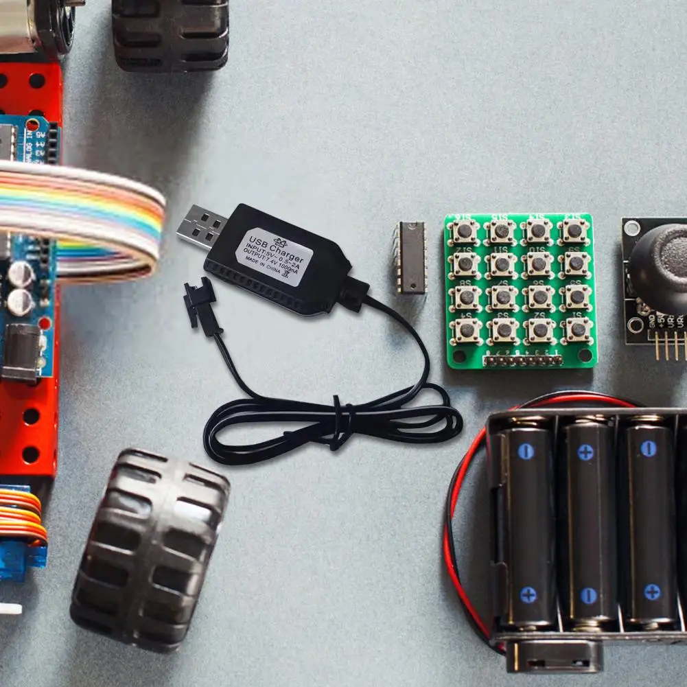 USB充電ケーブル,7.4Vバッテリー,充電式,急速充電ケーブル,おもちゃ用,リモコン