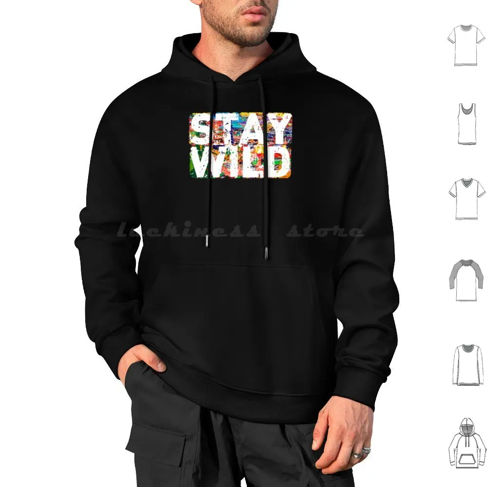 Stay Wild Ben Azelart Hoodies Long Sleeve Stay Wild Ben Alzert Ben Azelart Sweater Azelart Stay Wild Ben Azelart Wild