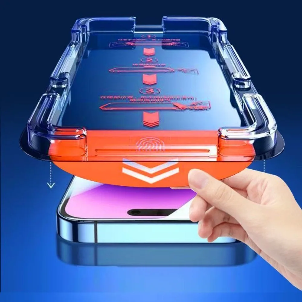 1-3 قطعة 17Pro تركيب خالي من الغبار حامي شاشة الخصوصية آيفون 17 برو ماكس 17 الهواء غطاء كامل مكافحة التجسس الزجاج المقسى