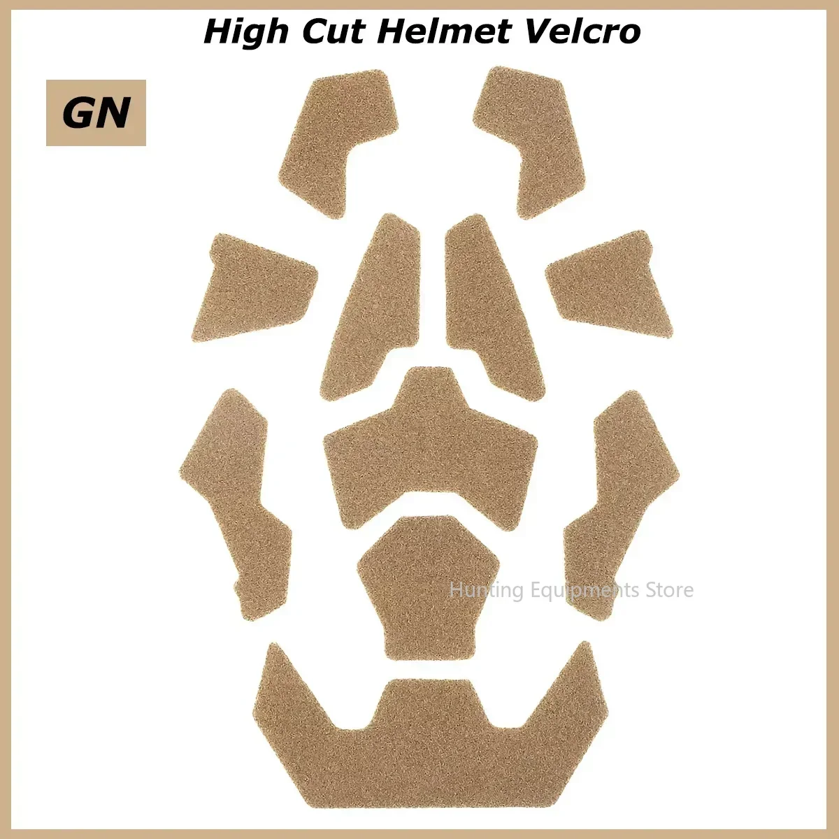 Tactical FAST Helmet Velcro 11Pcs/set Hook and Loop Super High Cut Velcros Magic Sticker Universal Tape Helmet Padding Stickers