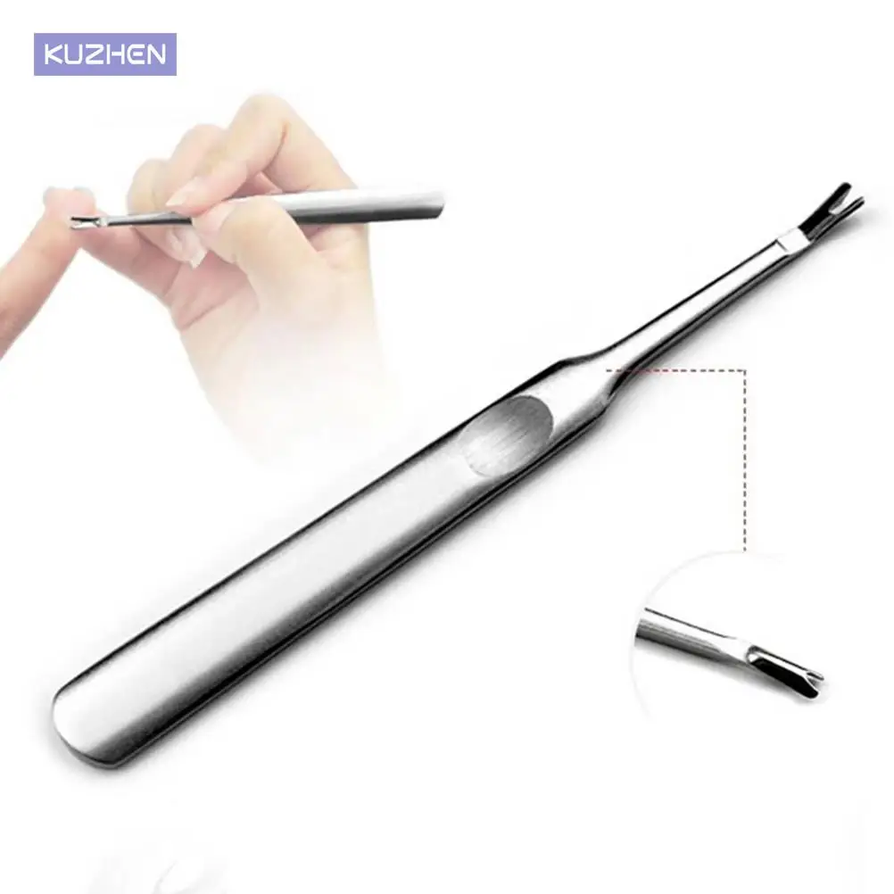 High Quality Stainless Steel Cuticle Pusher Trimmer Remover Pedicure Manicure Nail Art Tools