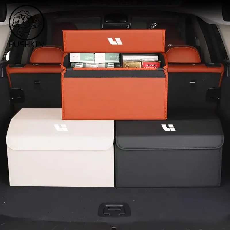 Per Li LiXiang L7 L8 L9 2023 2024 Lixiang ONE Car Trunk Storage Box posteriore fanale posteriore Cargo Organizer accessori interni