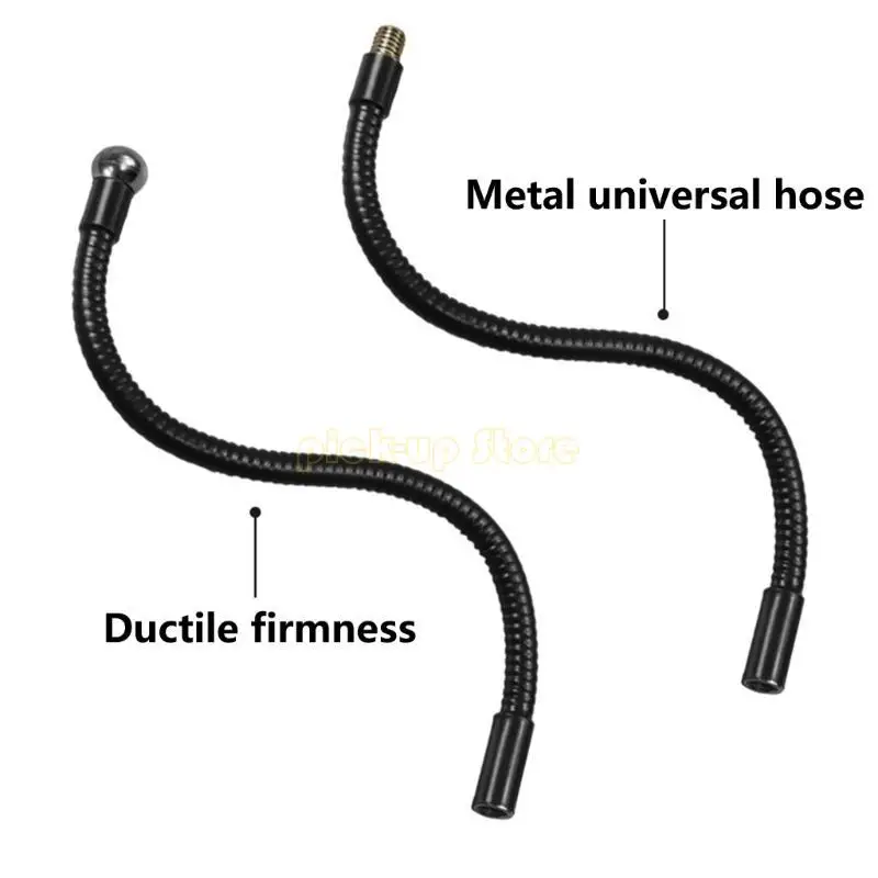 

Universal Flexible Gooseneck Tube Arm Metal Hose for Cameras, Flexible Extension with 3/8" Thread, for Tripods and Lights