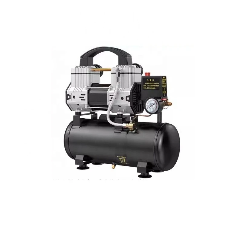 

Easy Carry Silent Portable Mini Oil Free Air Compressor Compact Body Low Noise Operation Stable Air Output Lightweight Frame Use
