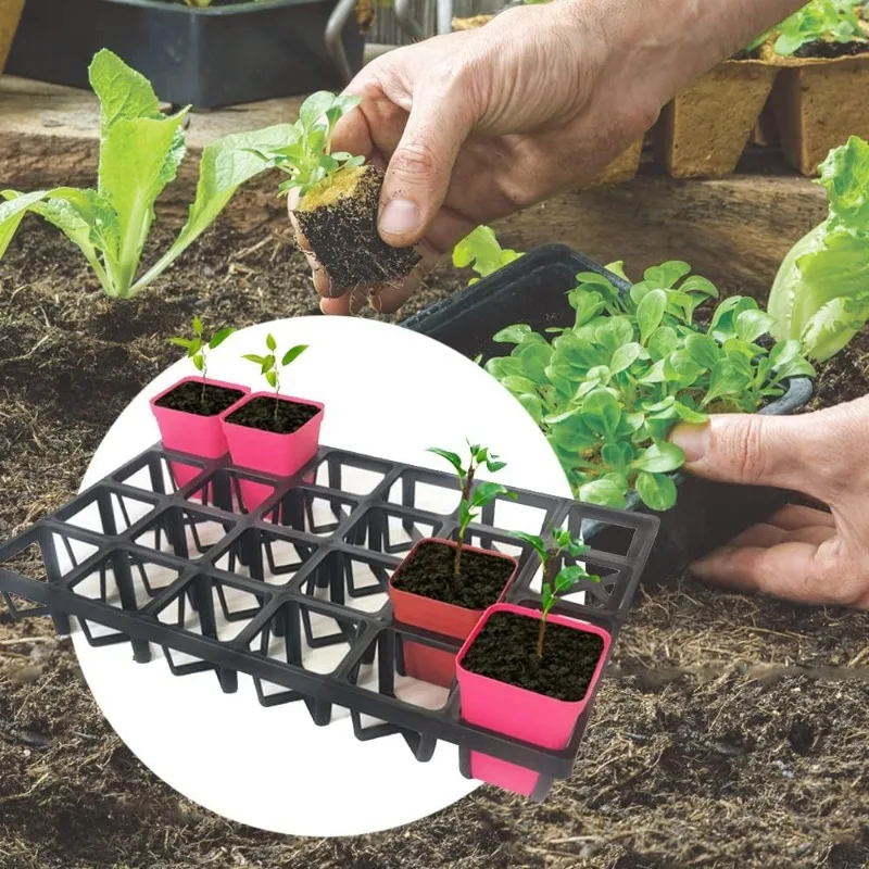 공장 직판 안정적인 친환경 플라스틱 이식용 씨앗 발아 화분 육묘 트레이