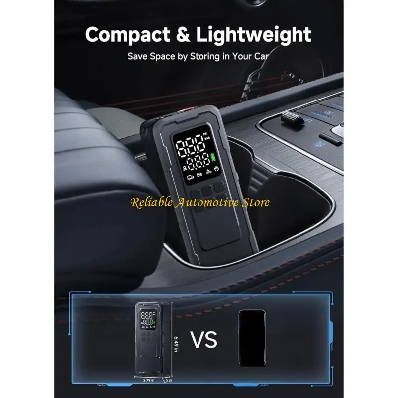 

M68B Портативный воздушный компрессор настройка шин 150 фунтов на квадратный дюйм