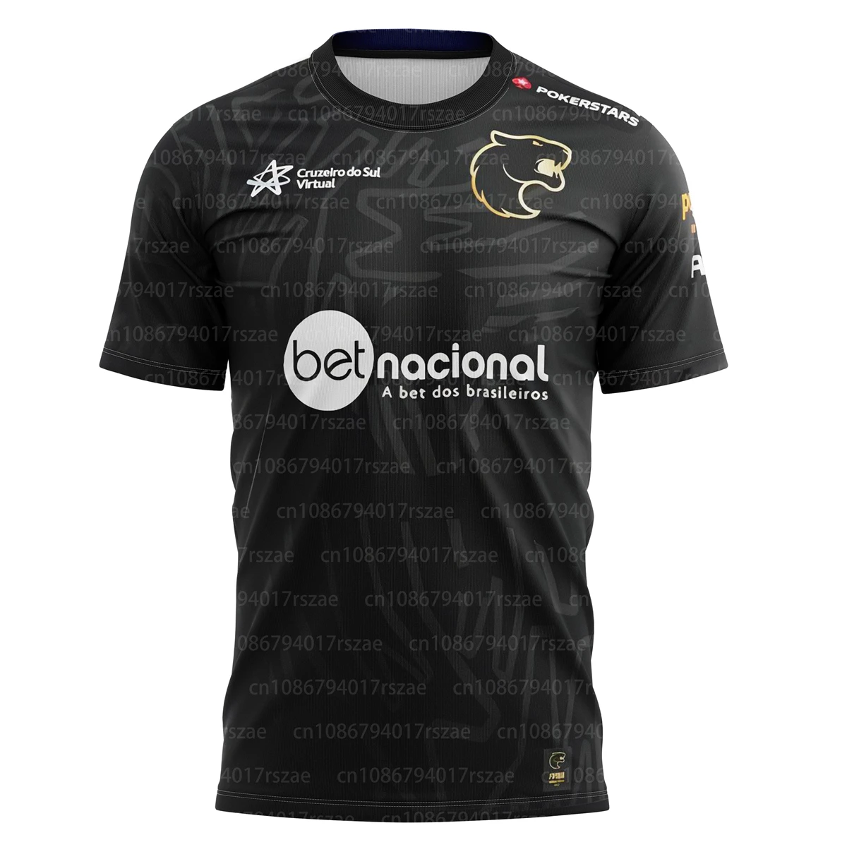 Camiseta Deportiva de la Temporada '24 del Equipo FURIA Future Is Black, Uniforme para Hombre, con Estampado del Nombre KSCERATO