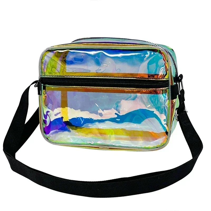 ONEART holographic Crossbody bag for Women,iridescent Shoulder Bag with Adjustable Strap,Fashion Fanny Pack for Concerts