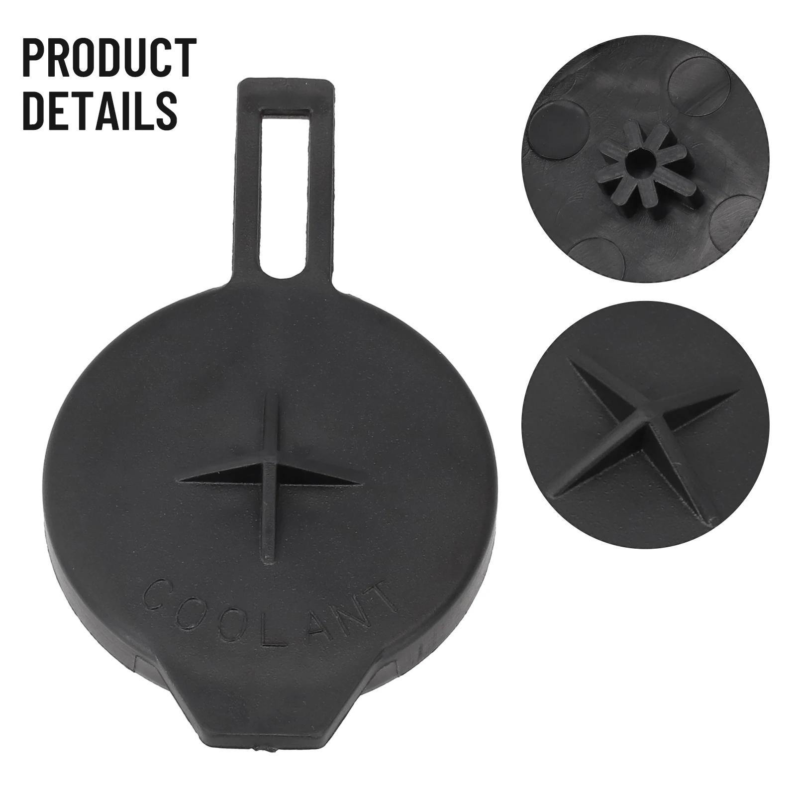 Brand New Engine Coolant Reservoir Cap Sedan 4-Door 1 Pcs 1.8L 1647123030 Black Car Accessories Direct Replacement