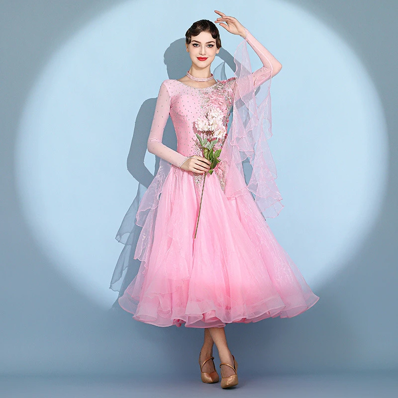 ODBD1300 Venda quente de alta qualidade Desgaste de desempenho feminino vestido de competição de salão