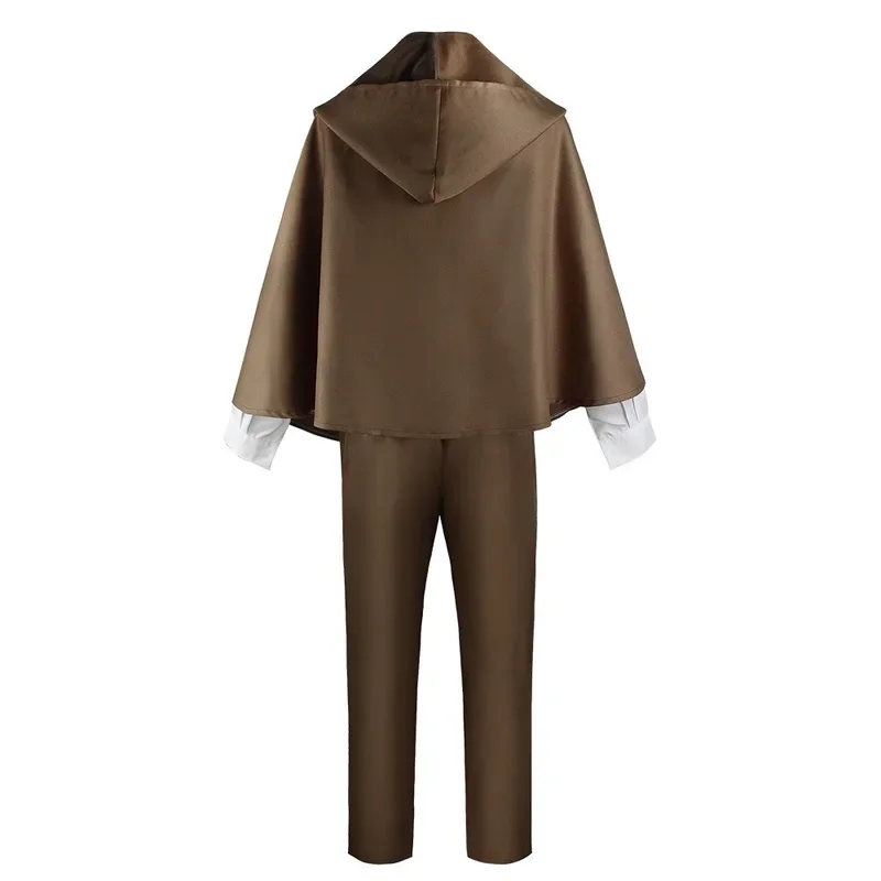 Mn1 edogawa ranpo cosplay traje uniforme de detetive terno edogawa rampo roupas com chapéu para o dia das bruxas comic con9 * jy