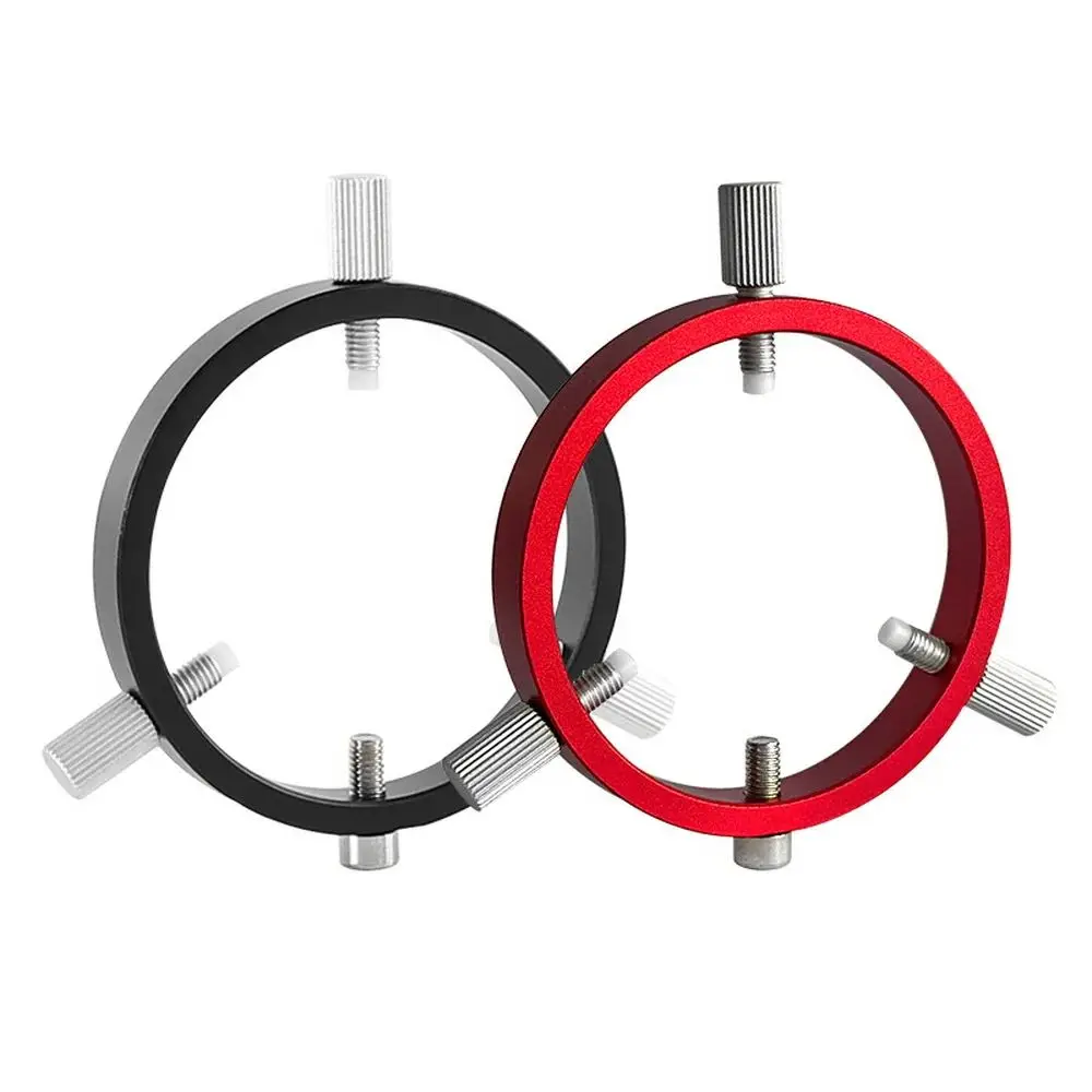 UKON-A 60mm Guide Star Ring Finder Scope Mount Ring One Ring Four Screws Black Red Metal Astronomy Telescope Accessories