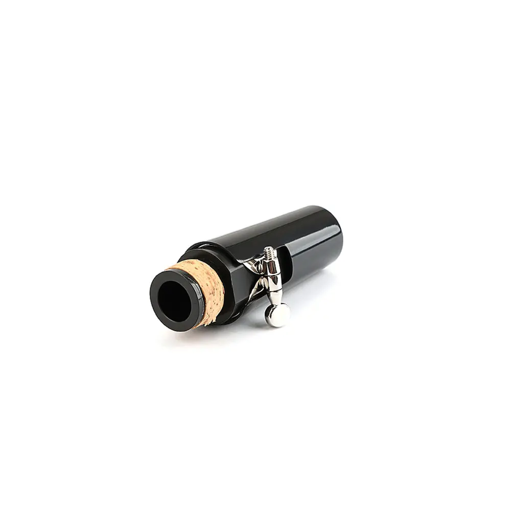 

Clarinet Mouthpiece Cap Cover Combo C54B Durable Plastic Metal Craft Long Lasting Rich Tone B Flat Clarinet Accessories Woodwind