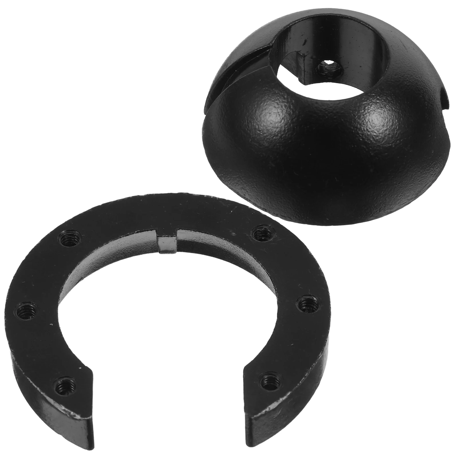

1Set Ceiling Mounting Bracket Kit Strong Supporting Base Hanger Hook Mount Durable Fan Bracket Black Flush Mount Home Safety