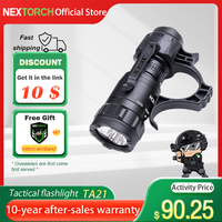 NEXTORCH TA21 Tactical flashlight, red and white light source, 1300 lumens high brightness flashlight, EDC high power flashlight