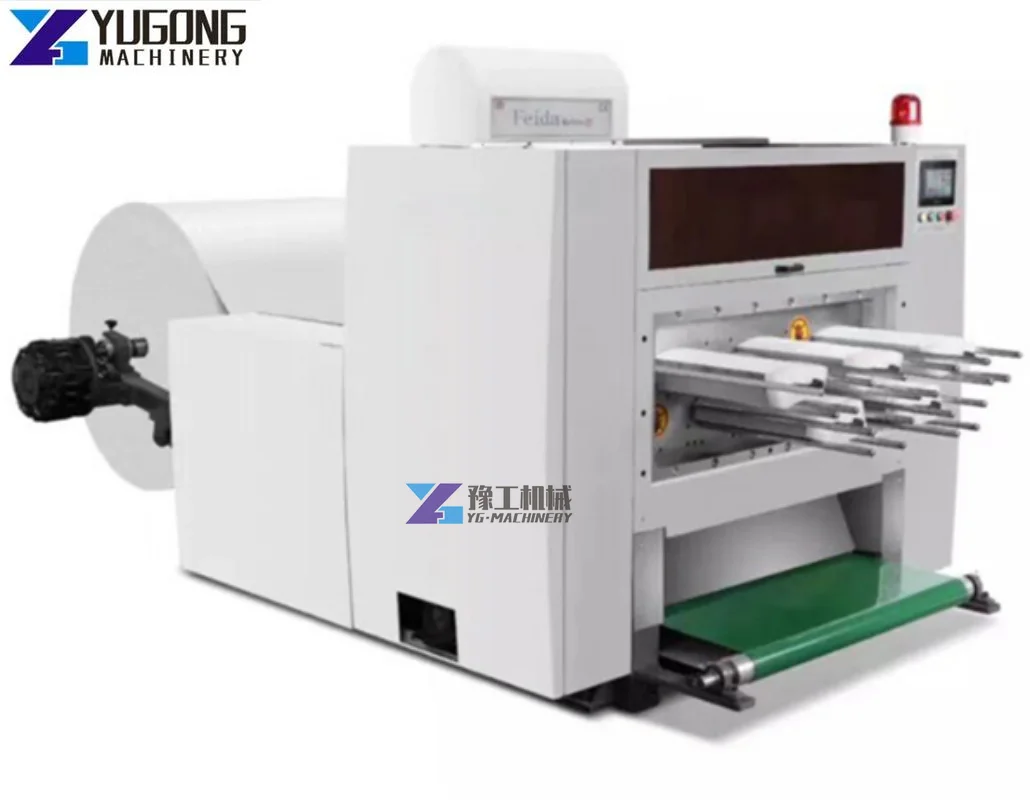 Automatic Cardboard Paper Usage Die Press Cutting Cutter Box Carton Die-Cutting Machine with Creasing Stripping Paper Fan