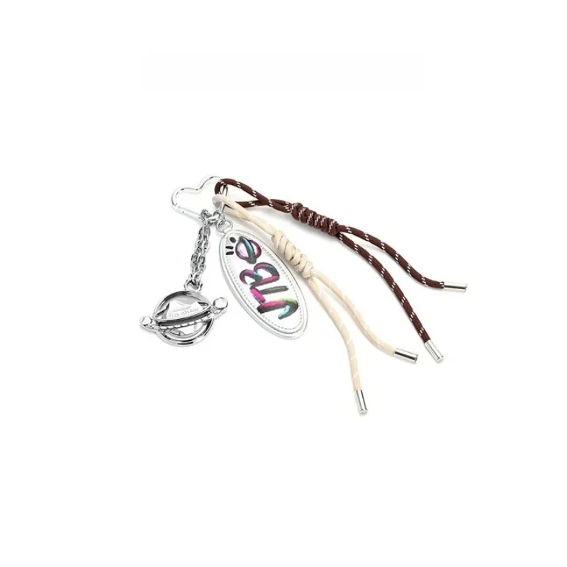 Reconstruction Charm. Creative Planet Bag Fashion Accessories Pendant DIY Niche Weaving Accessories, Silver