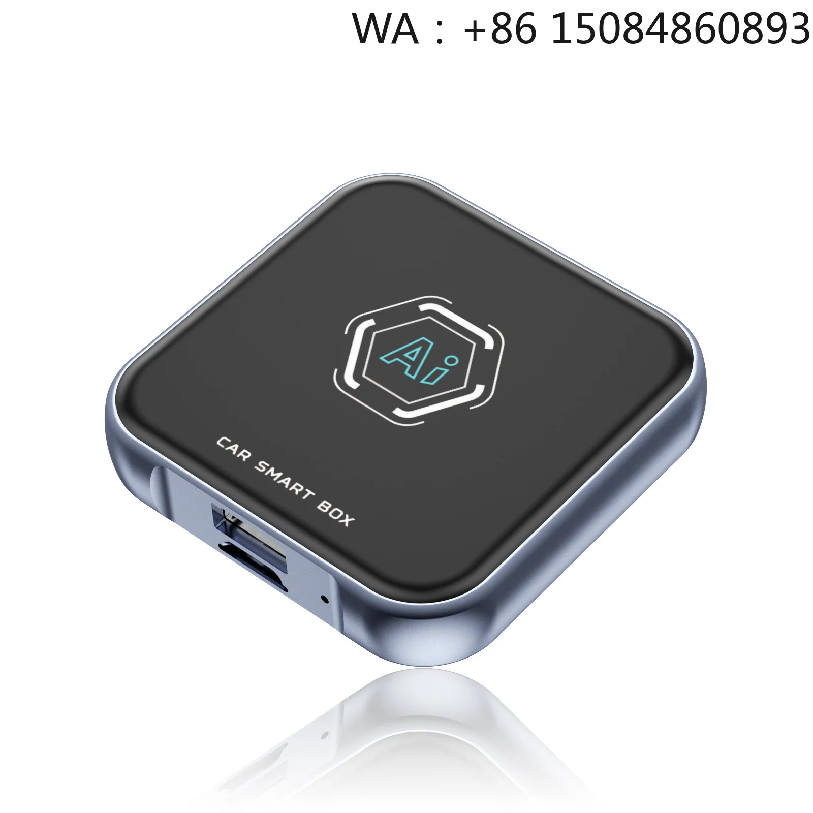 Car-mounted central control panel frame 3 In 1 AI Box Adapter 2+16G Android 13 TF Card Storage Split Screen Navigation Netflix S