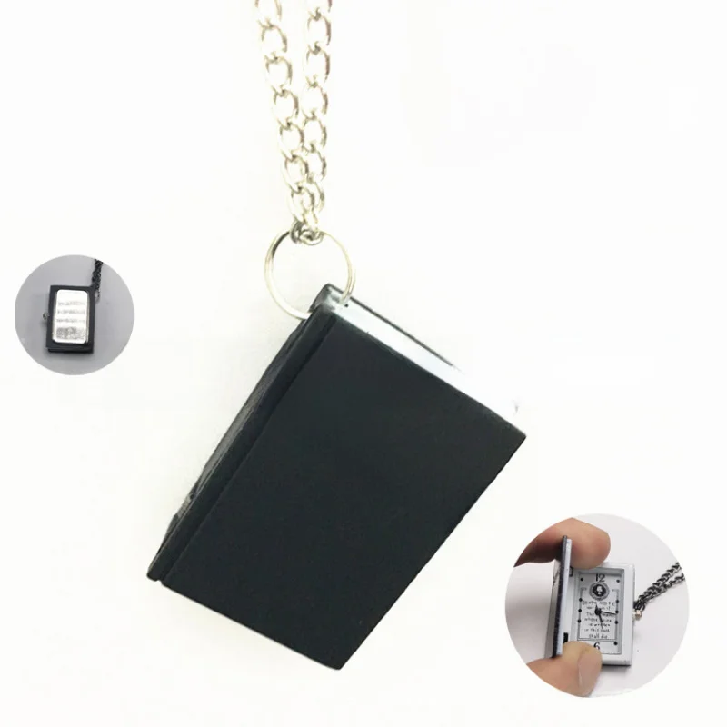 

-Бордюрные карманные часы Death Note, рандомные часы, периферийный Черный Ретро мужской и женский студенческий карман