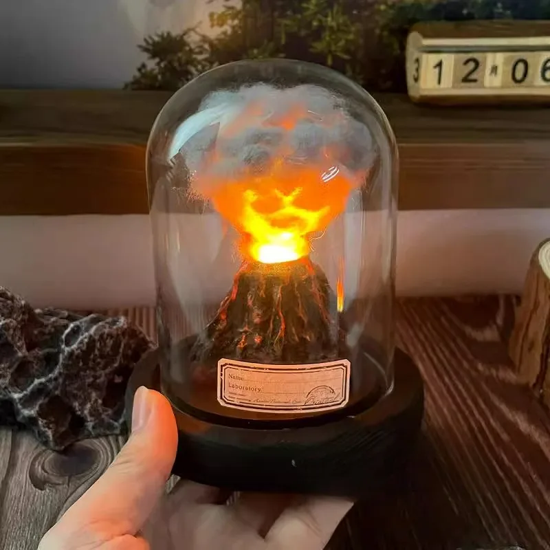 DIY volcano eruption volcano lamp home decoration cyberpunk desktop ornament creative gift - Image 3