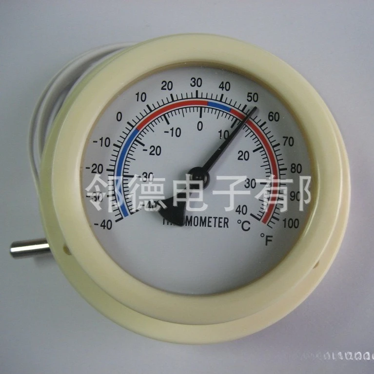Water Temperature Gauge TMRC-120-33H Temperature Display Gauge 0-120C Does Not Require Power Supply