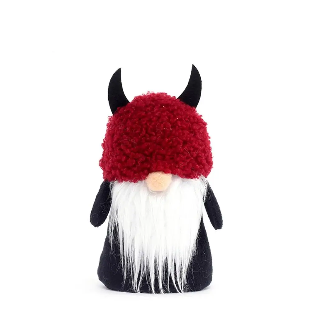 Cute Fall Gnome Figurines Fashion Creative Plush Ornaments Exquisite Pumpkin Black Cat Swedish Elf Dwarf Faceless Old Man Doll