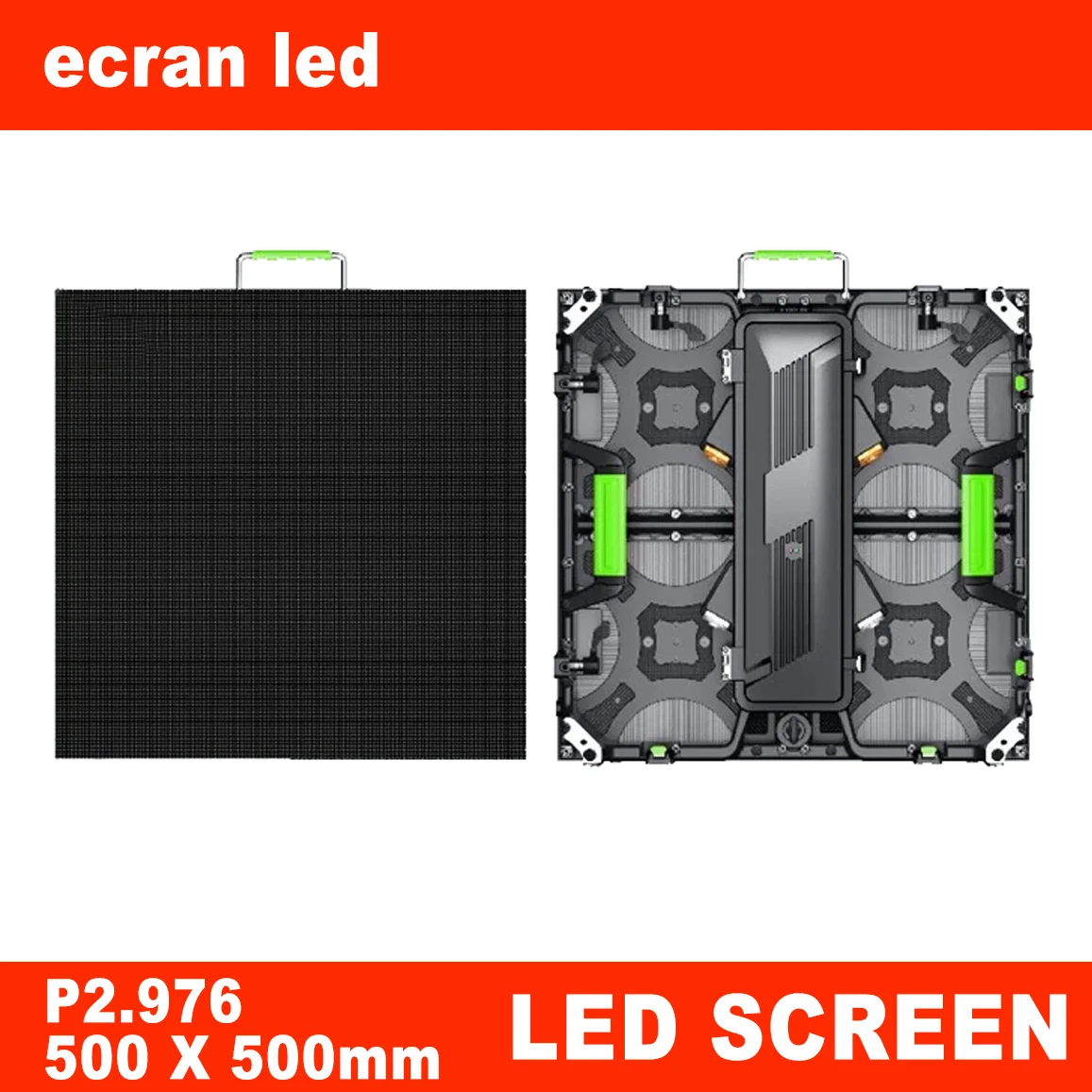 ecran led Factory price Novastar outdoor P2.976 LED screen 500*500mm LED panel HD high brightness ≥5000CD/㎡