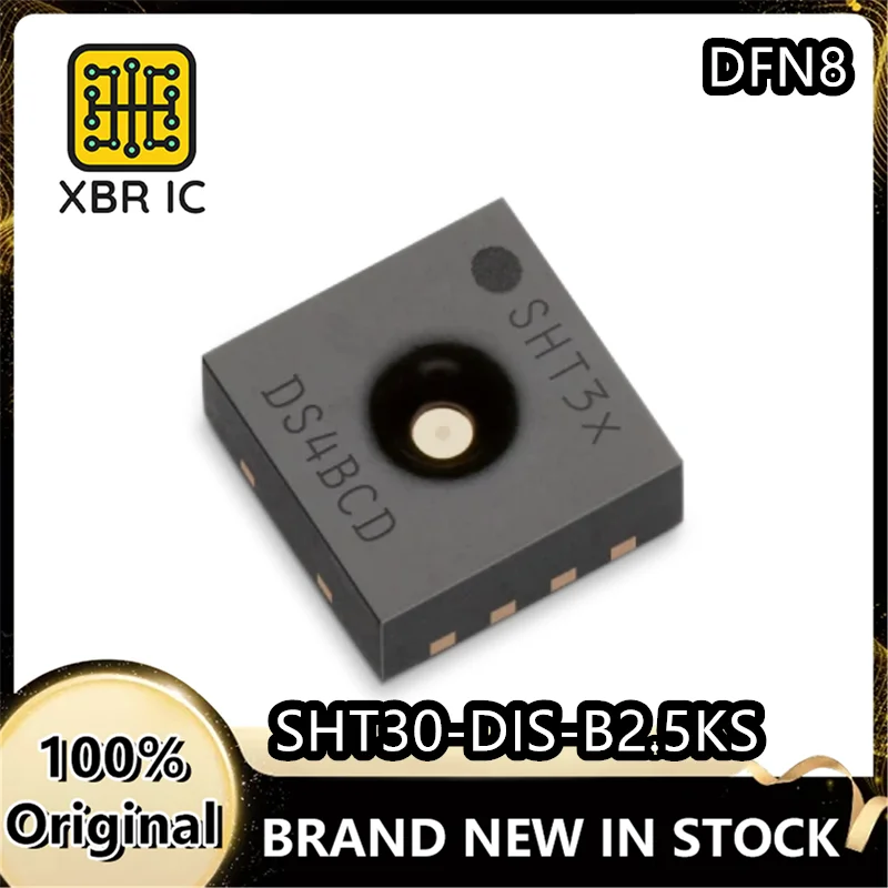 

(12/30 pieces) SHT30 SHT30-DIS DFN-8 SHT30-DIS-B2.5KS temperature and humidity sensor chip new original authentic spot