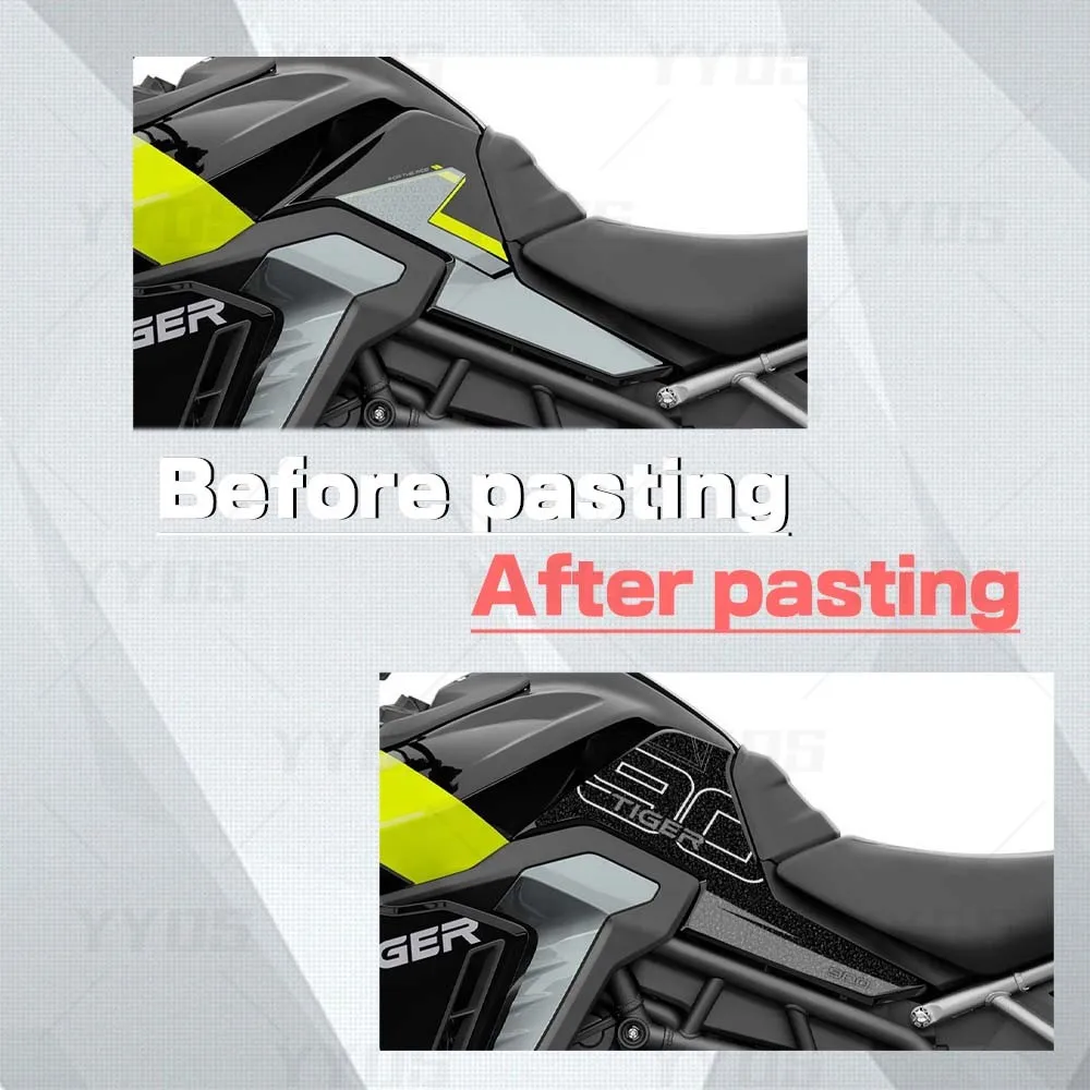 دراجة نارية متجمد خزان الوقود وسادة ملصق حماية الشارات عدة المضادة للخدش ل النمر 900 رالي برو النمر 900 GT 2024-2026 #3