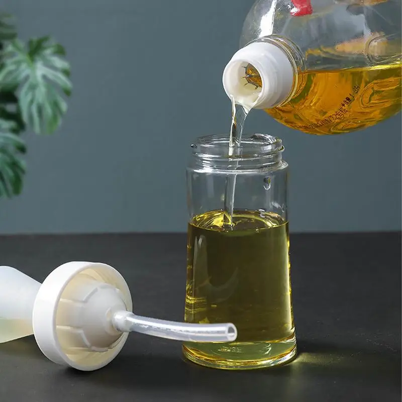 Baking Oil Bottle Leak-proof and Drip-proof Oil Bottle with Brush Easy to Clean Multi-function Dispenser  for Kitchen Cooking