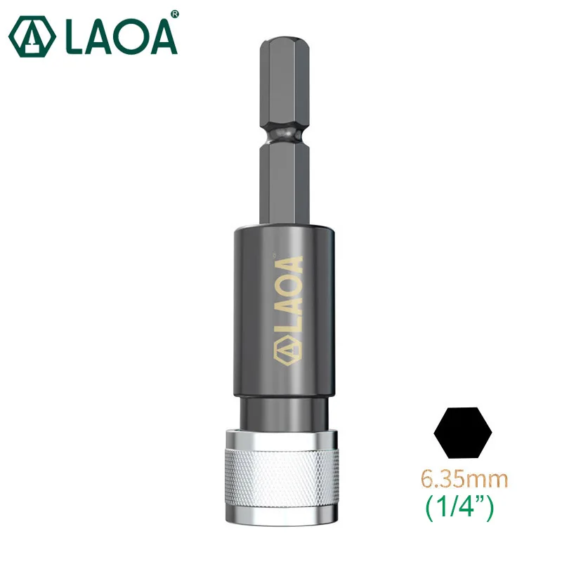LAOA مفك بت محول الحفر الكهربائية موصل قضيب الإفراج السريع موصل قضيب بت تمديد قضيب #1