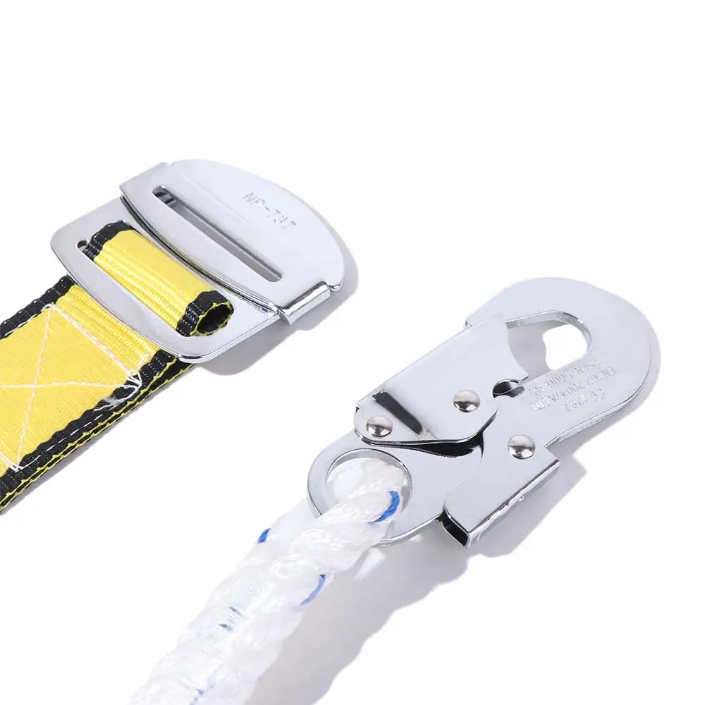 

Professional Grade Outdoor Safety Belt Adjustable Fall Prevention Safety Rope Quick-Connect Buckle Rope Hook Rope Lock Set