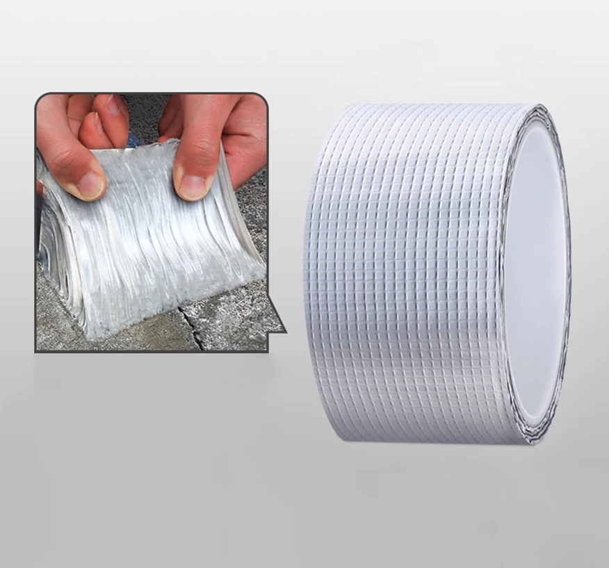 

Thickened Waterproof Tape, Leak Proof Aluminum Foil Tape, Butyl Tape, Suitable For Repairing Cracks In Walls, Roofs, And Pipes