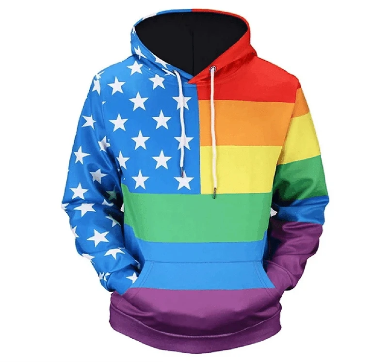 Lgbt Rainbow Hoodie Unisex 3d Printed Sweatshirts Popular Cool Pullover Long Sleeve Streetwear Fashion Gay Lesbian Clothing Tops #6