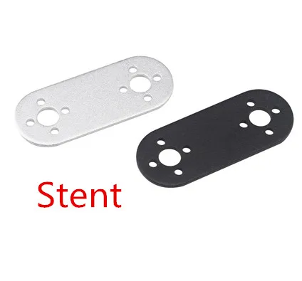 Black/Silver Bracket Robotic Part Accessory Platfrom U Beam Servo For Standard Servo Steering Bearing Claw Robot Arm DIY Bracket