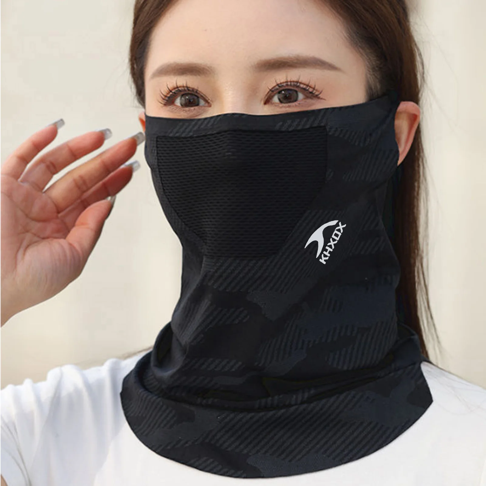 Breathable Outdoor Cycling Face Mask Sun Protection Neck Cover Lightweight Riding Sports Gear for Women