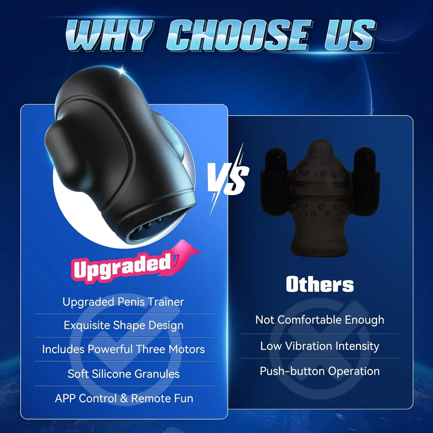 APP التحكم هزاز للرجال القضيب تأخير المدرب ذكر الاستمناء حشفة محفز مدلك الرجال هزاز الجنس لعب الكبار السلع