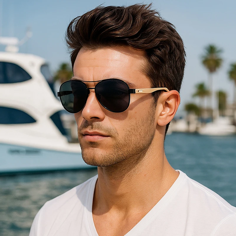 Thumbnail 2 - #40 Discounted Wooden Frame Sunglasses Worth Buying
