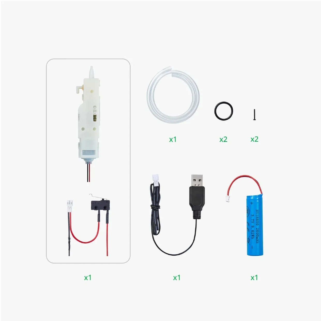 Dla BambuLab Electric Water Spray Kit 02 Creator Program dla komponentów sprzętowych Elektryczny pistolet na wodę Zabawka z nadrukiem 3D Marker World — zdjęcie produktu 3