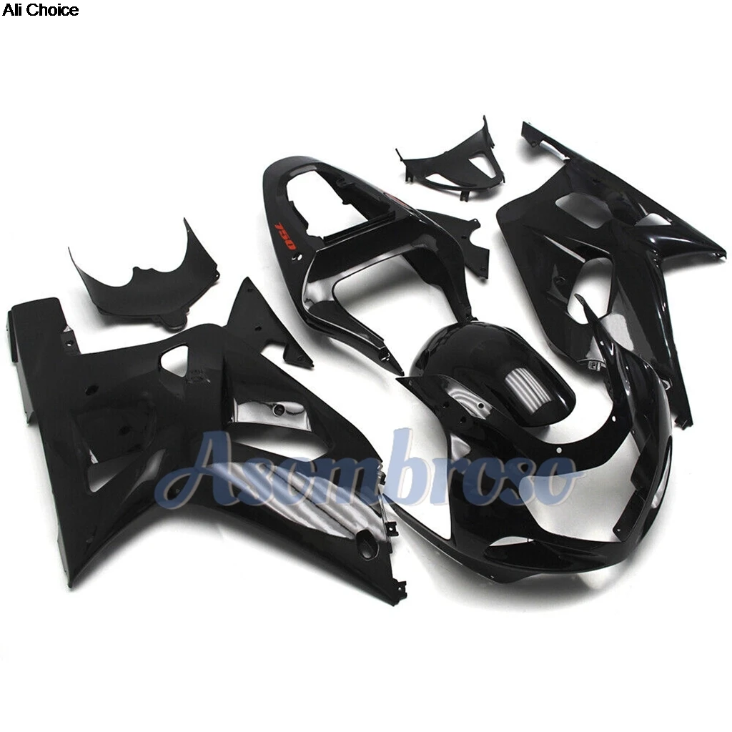 Gloss Black Injection Body Housing For GSXR600 2001 2002 2003 gsxr750 gsxr 600 K1 01 02 03 Motorcycle Fairing kit