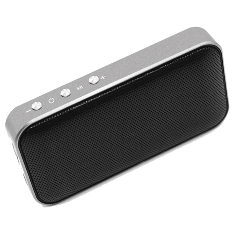 Portable Wireless Speaker Outdoor Mini Pocket Audio Ultra-Thin Bluetooth Speaker Loudspeaker Support TF Card -Black