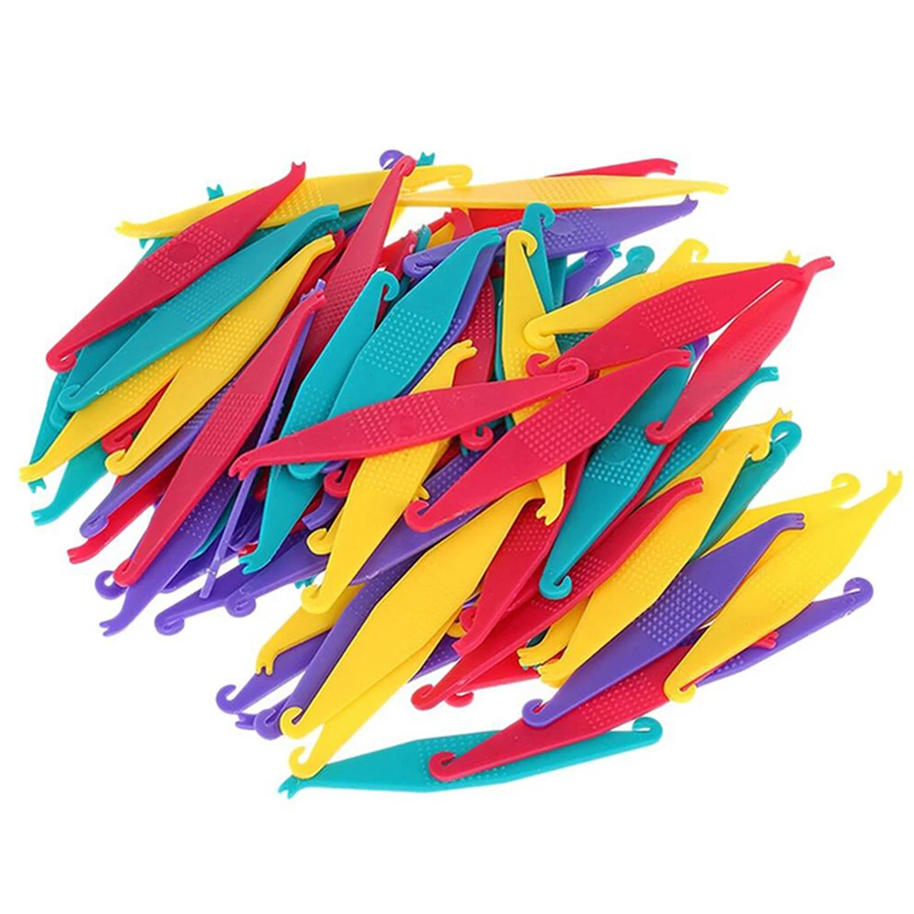 Dental ortodontyczny elastyczny Placer ułatwiający hak 50 sztuk/worek na opaski gumowe szelki jednorazowe ligatury krawaty urządzenie ortodontyczne