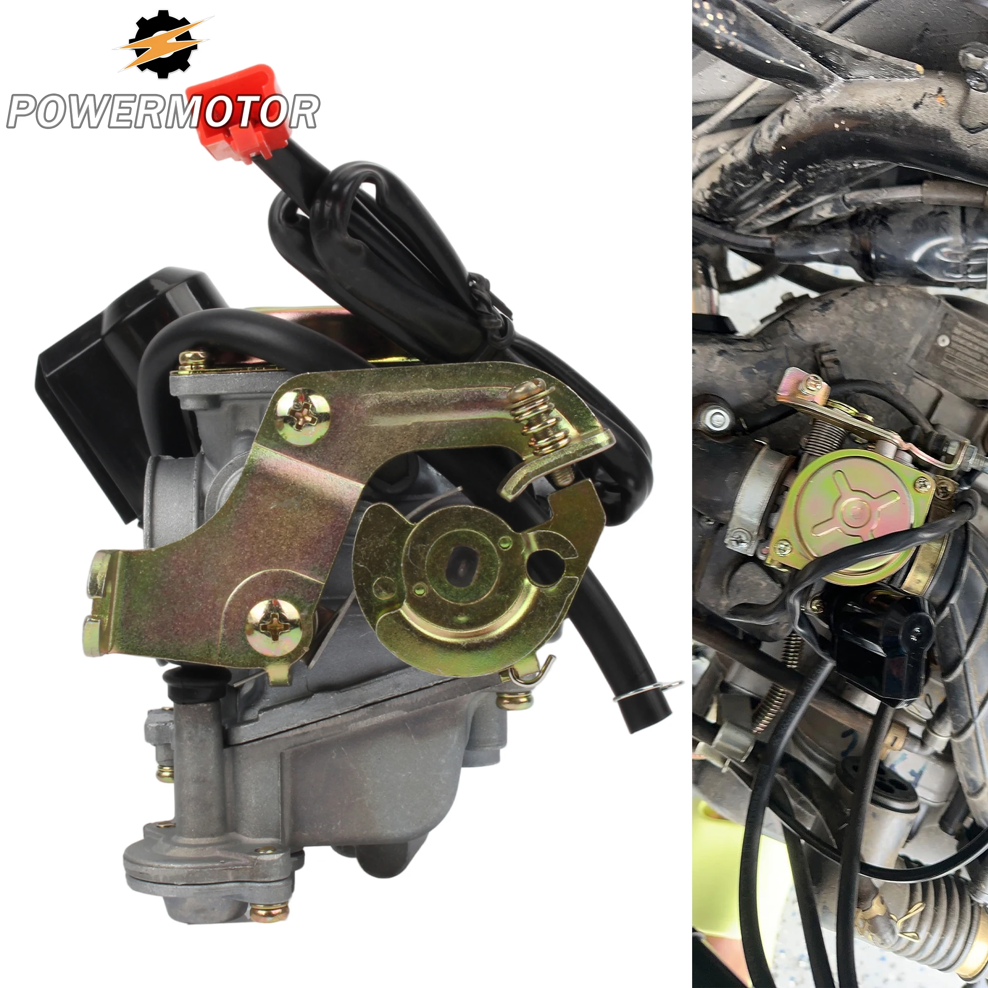 

D18J Scooter Motorcycle 18mm Carburetor ATV Quad 4 Stroke 139QMB 137QMA 49cc 50cc 60cc 80cc DirtBike Engine Carb Modified Parts