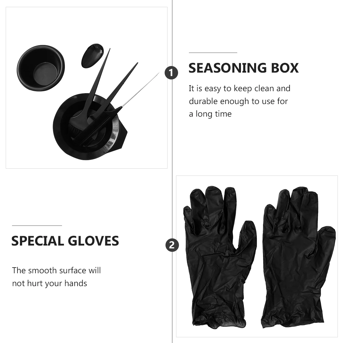 

15pcs Hair Dye Kit Color Mixing Tools Tinting Comb Bowl Gloves Easy DIY Professional Personal Use Long Lasting Durable