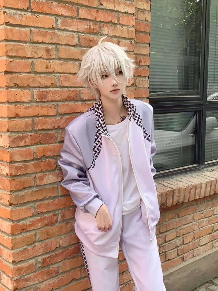 أزياء أنيمي بلو لوك ريو ناجي باشيرا التأثيرية Isagi Chigiri بدلة رياضية بسحاب ملابس رياضية سترة وسراويل بدلة كرة القدم جيرسي