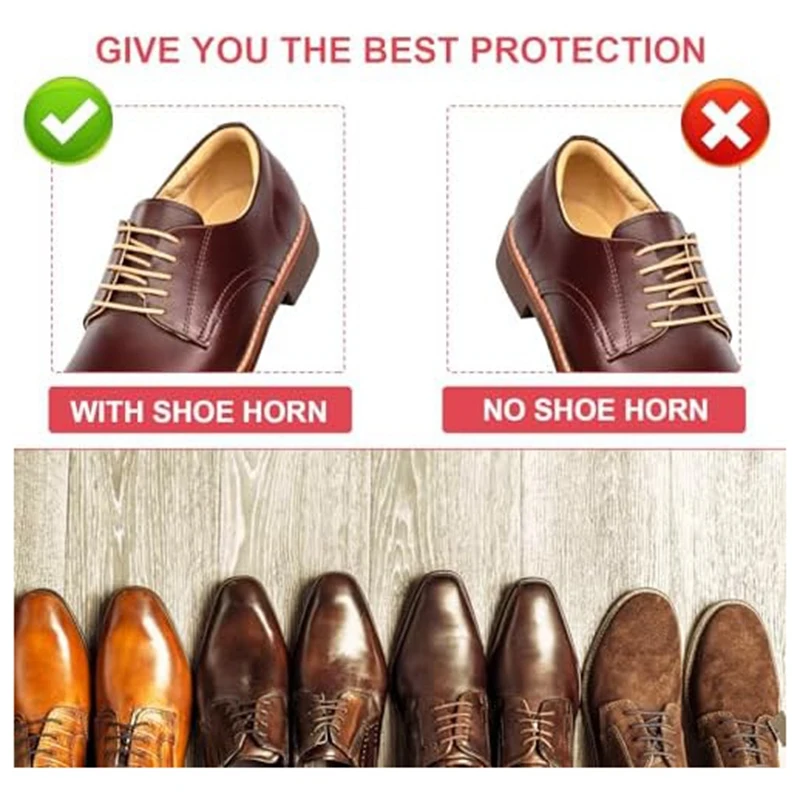 Shoehorn - 25 см-короткая ручка-очень прочная-с отверстием для подвешивания-эргономичная форма-подходит для женщин и людей