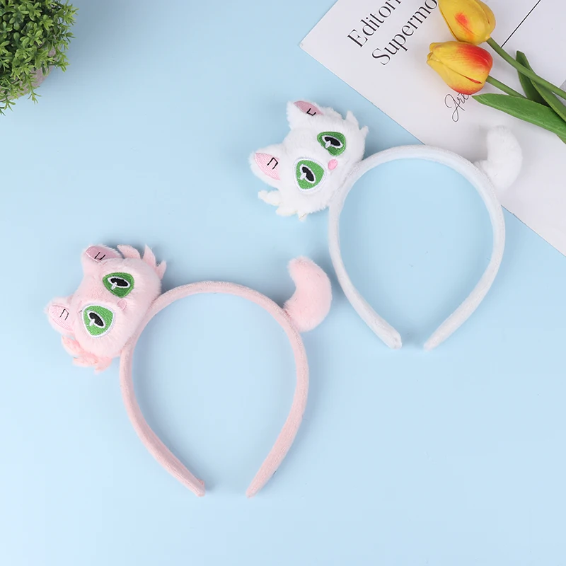 New Cute Plush Cat Hair Hoop Girls Autumn And Winter Hairbands Headwear Cartoon Headbands Hair Accessories Ornaments