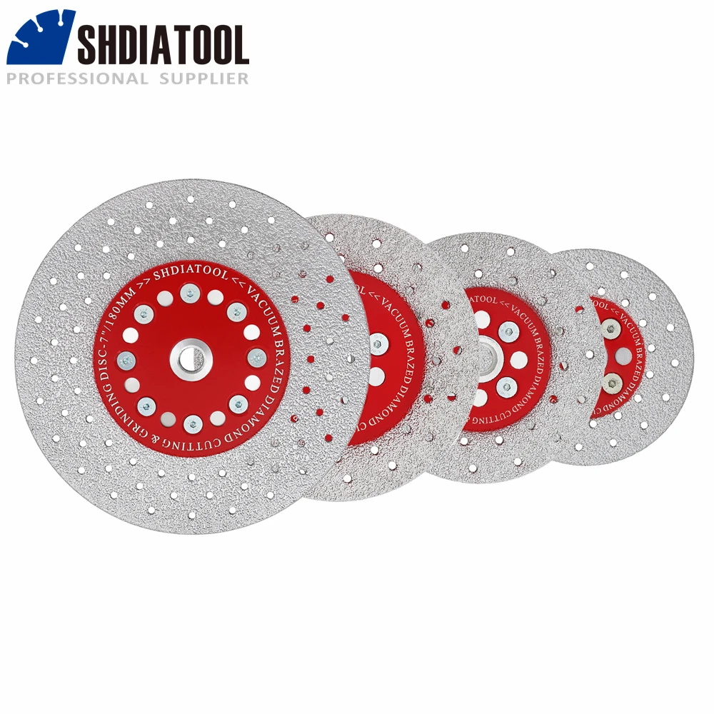 SHDIATOOL Double-sided Diamond Saw Blade 1/2Pcs Concrete Cutting Grinding Disc Granite Porcelain Tile M14 Flange Cutter Plate