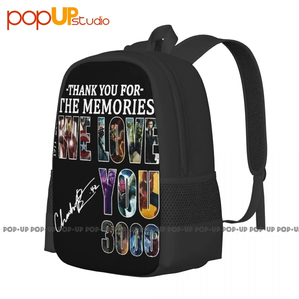 Blﾡck Pﾡnthﾩr We Love You 3000 Thank You For The Memories Backpack Large Capacity Gym Outdoor Running